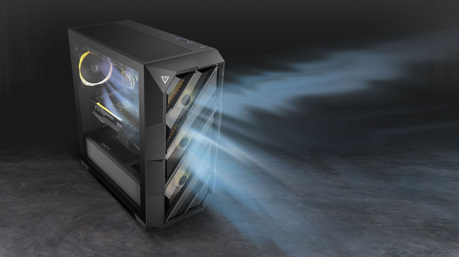 DP503 Mid-Tower E-ATX Gaming Case